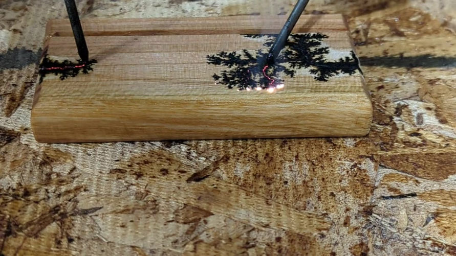 Cherry Wood Card Holder